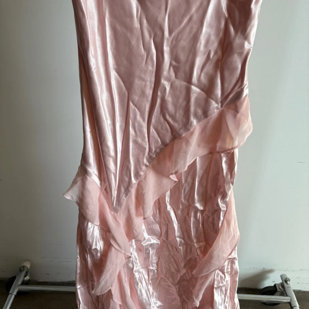 NWT Baby Pink For Love And Lemons “Sawyer” Midi Dress Sz 4 - Picture 3 of 14